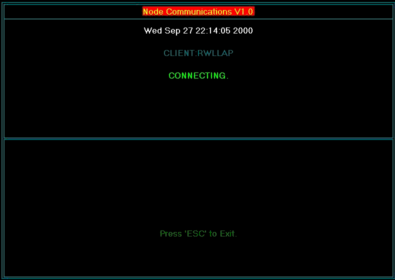 Auto Communication Screen